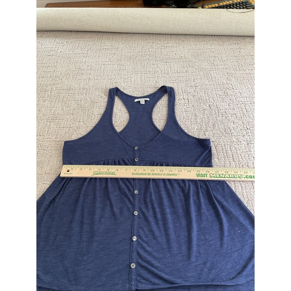 American Eagle Outfitters Tank Top, Women's Size Medium, Blue Button Up.EUC - Picture 10 of 14